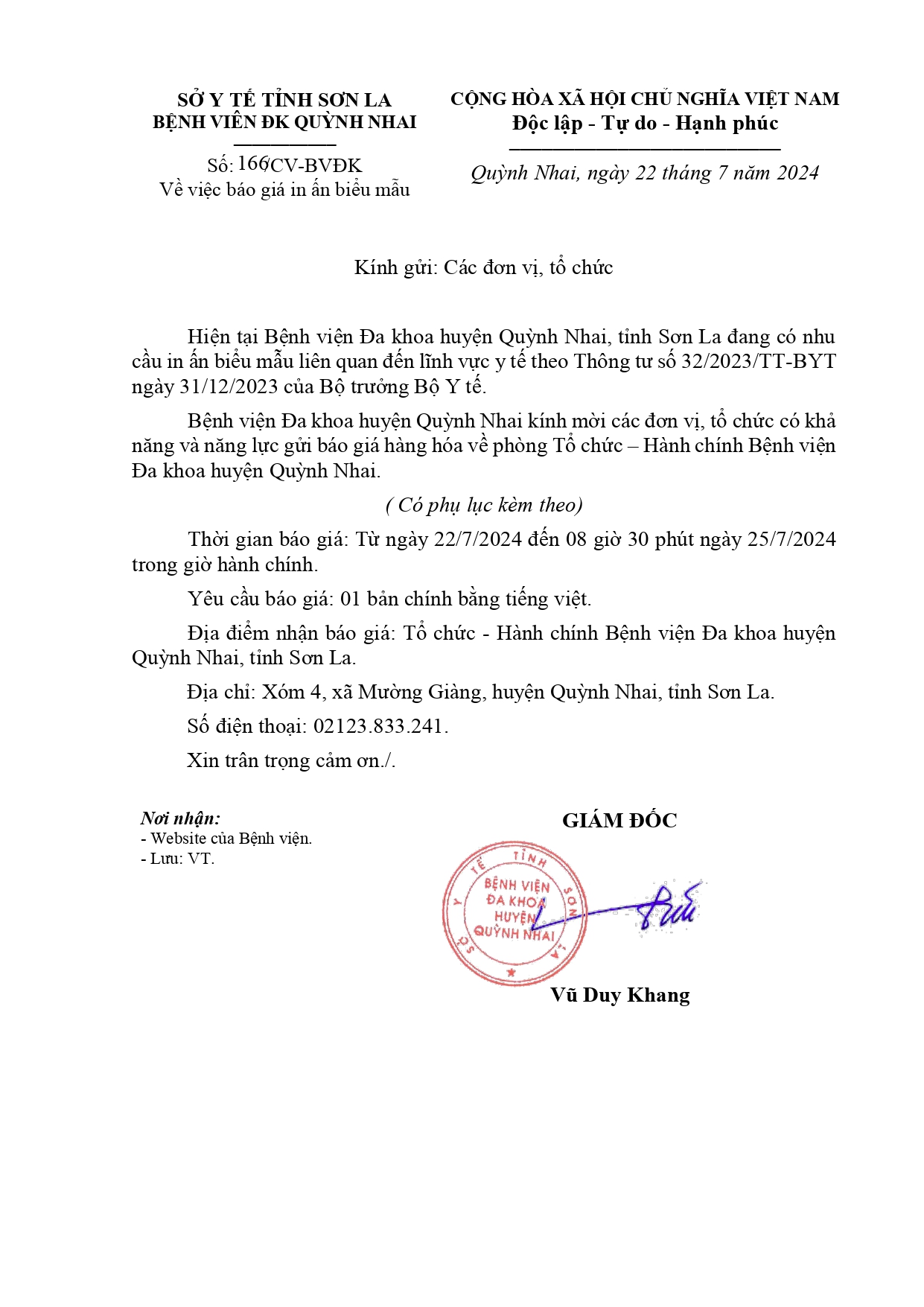 báo giá về việc in biểu mẫu