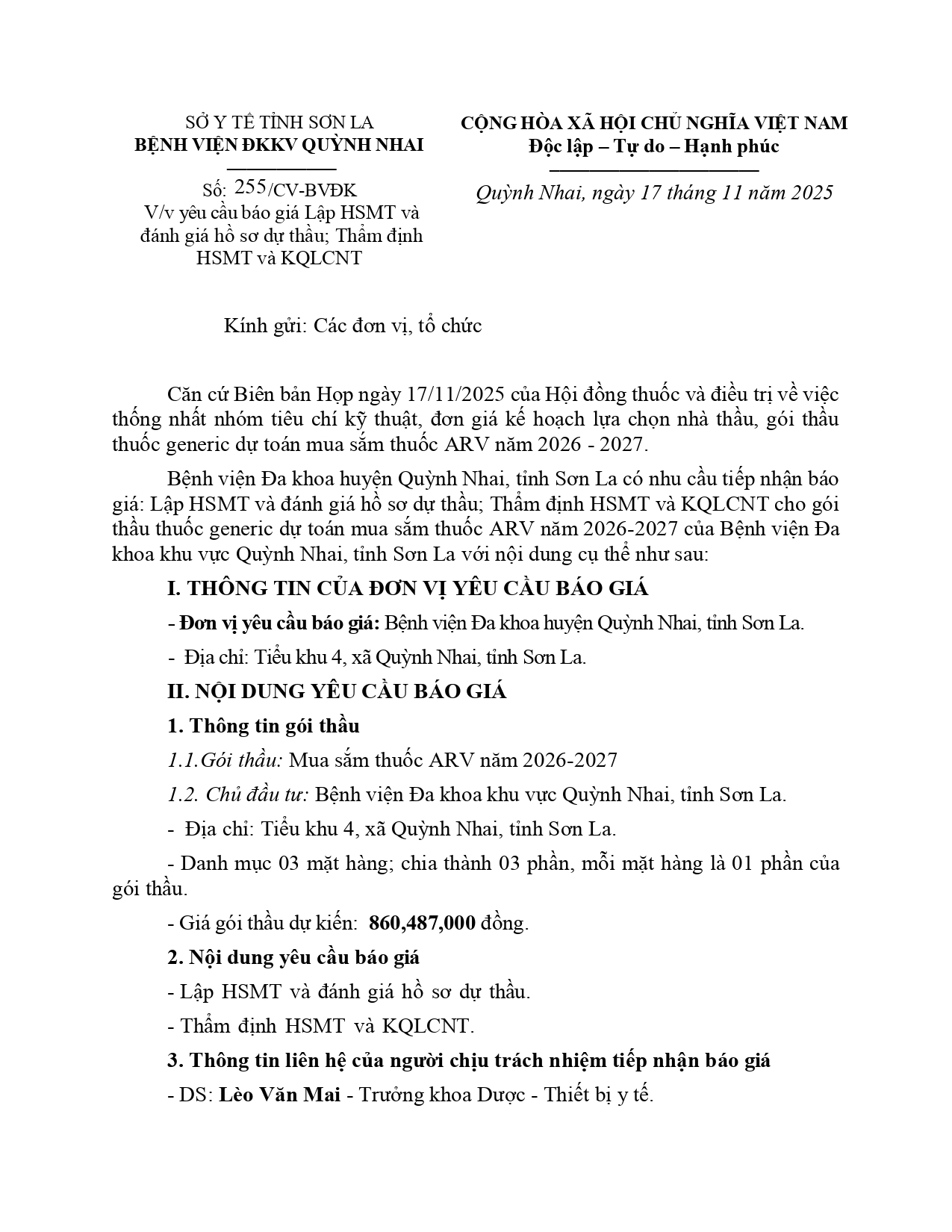 Báo giá lập HSMT và đánh giá hồ sơ dự thầu